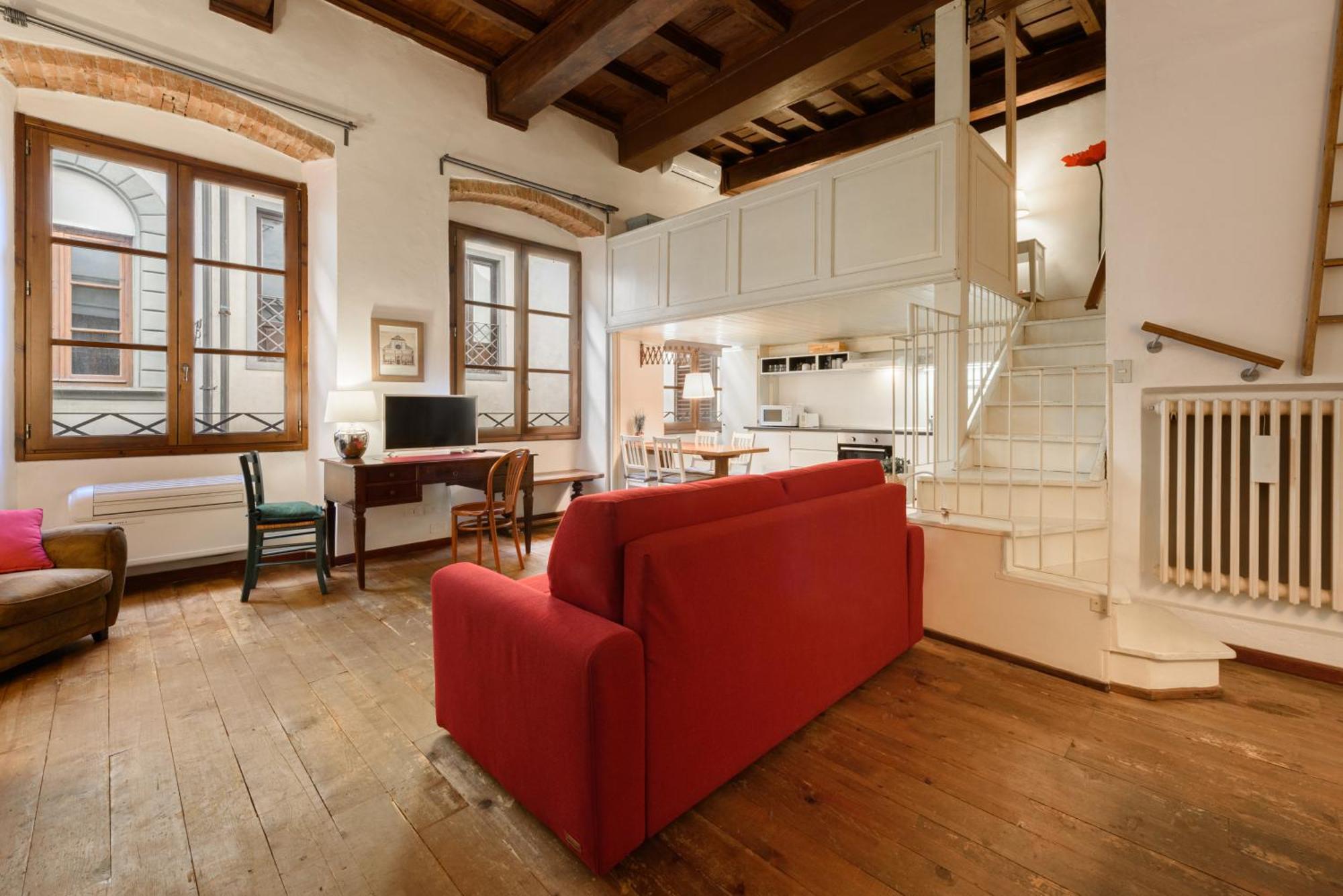 Ferienwohnung Lambertesca Loft Florenz Exterior foto
