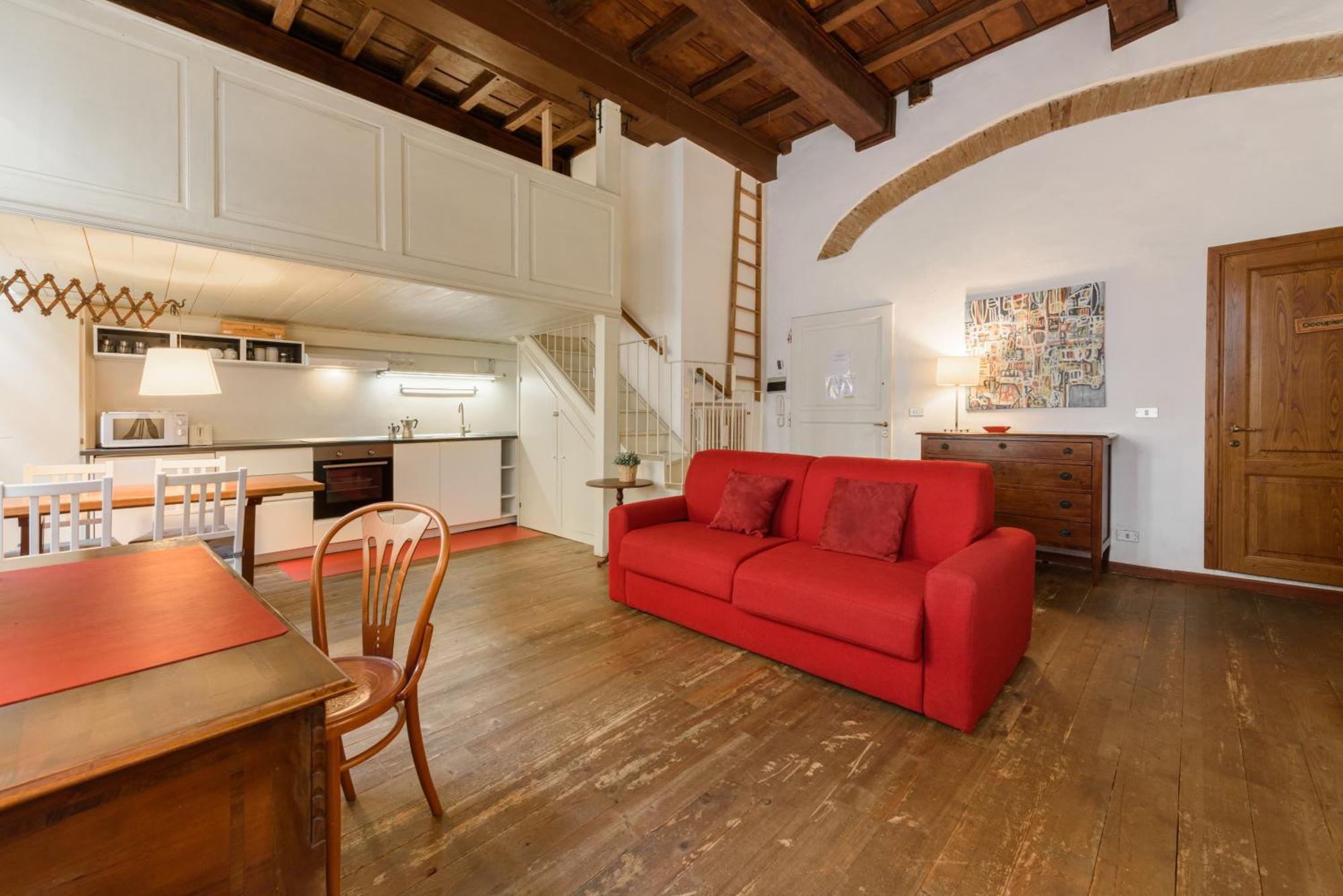 Ferienwohnung Lambertesca Loft Florenz Exterior foto